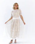 Angelica Lace Midi Dress