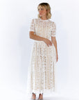 Angelica Lace Midi Dress