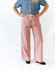 Rosie Checkered Drawstring Pants