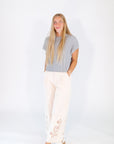 Halston Cable Knit Top