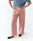 Rosie Checkered Drawstring Pants