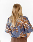 Vickie Embroidered Floral Top