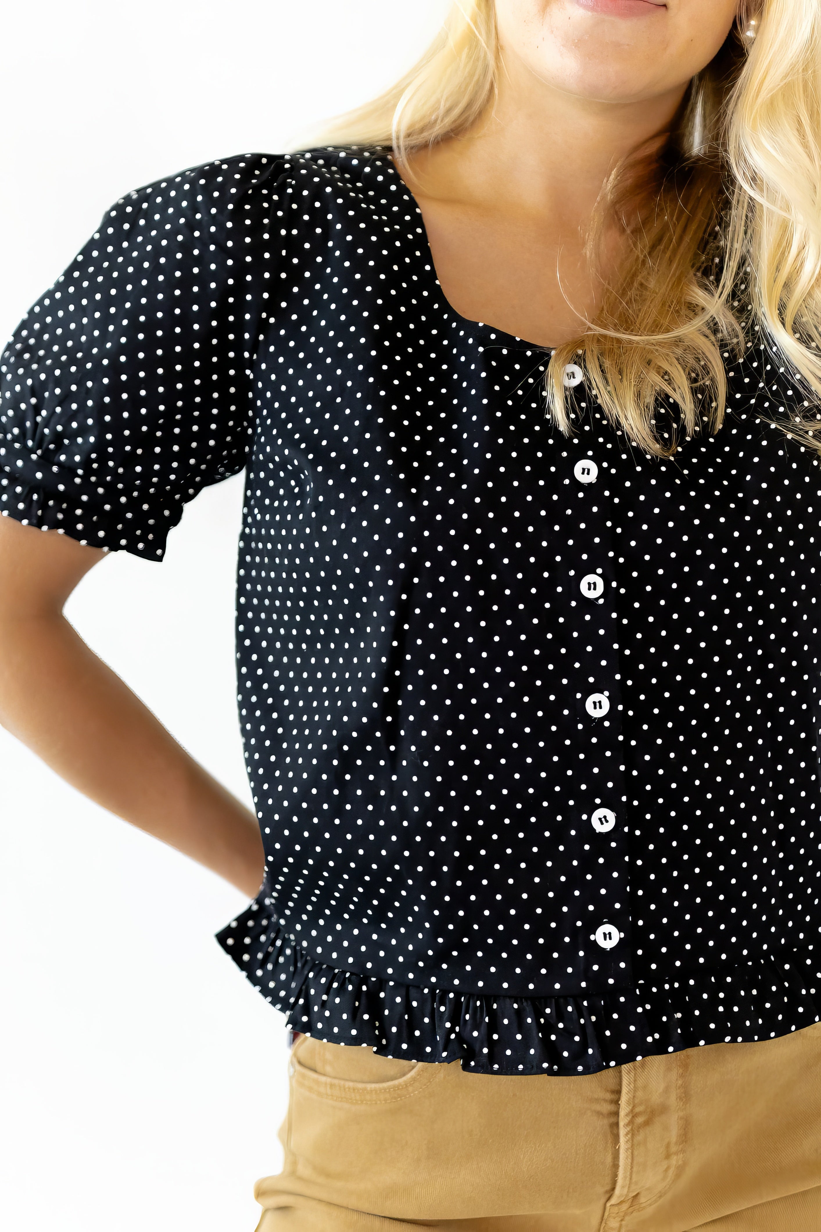 Oswald Polka Dot Top