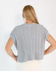 Halston Cable Knit Top