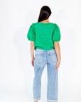 Aubriella Eyelet Lined Top