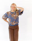 Vickie Embroidered Floral Top