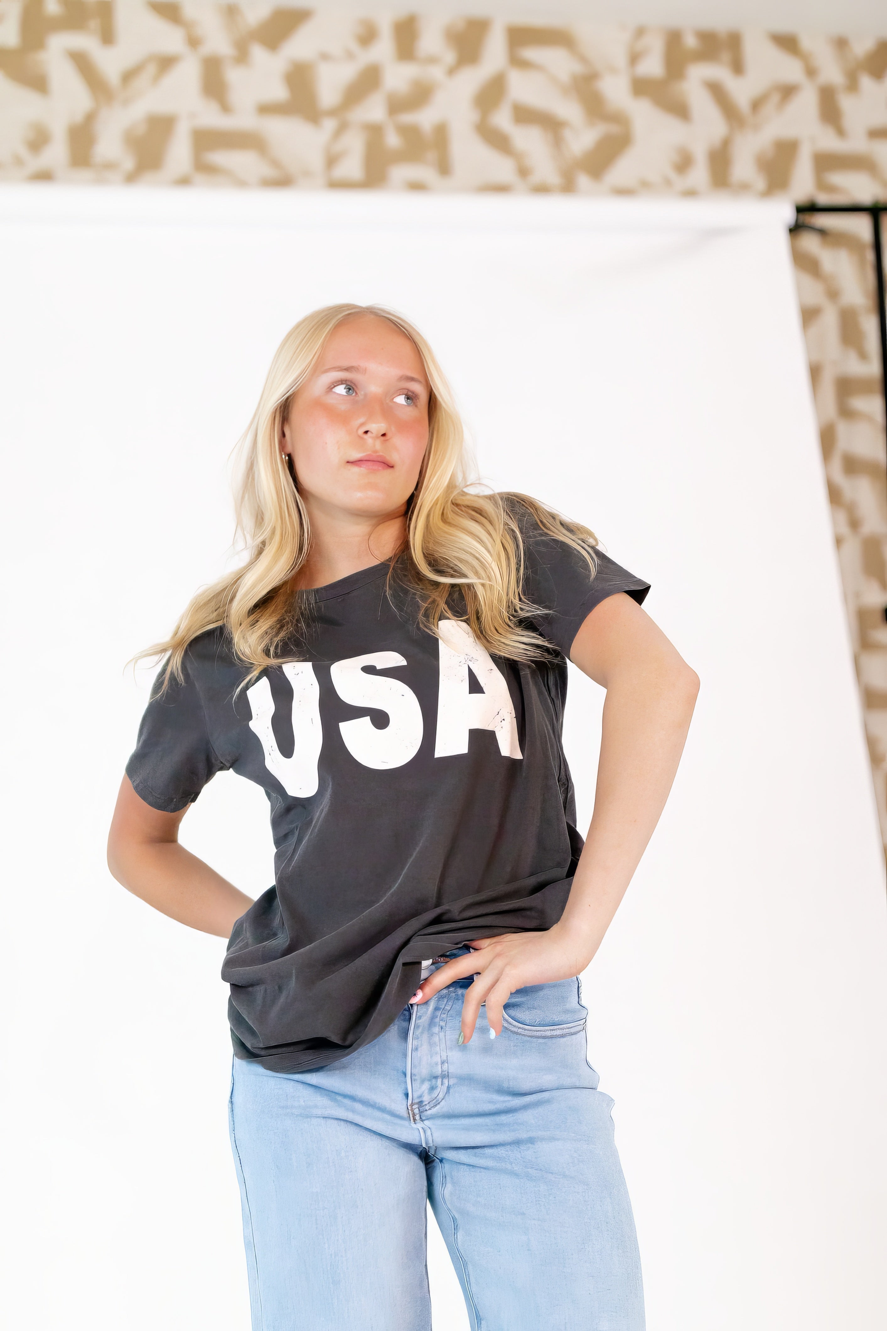USA Block Graphic Tee