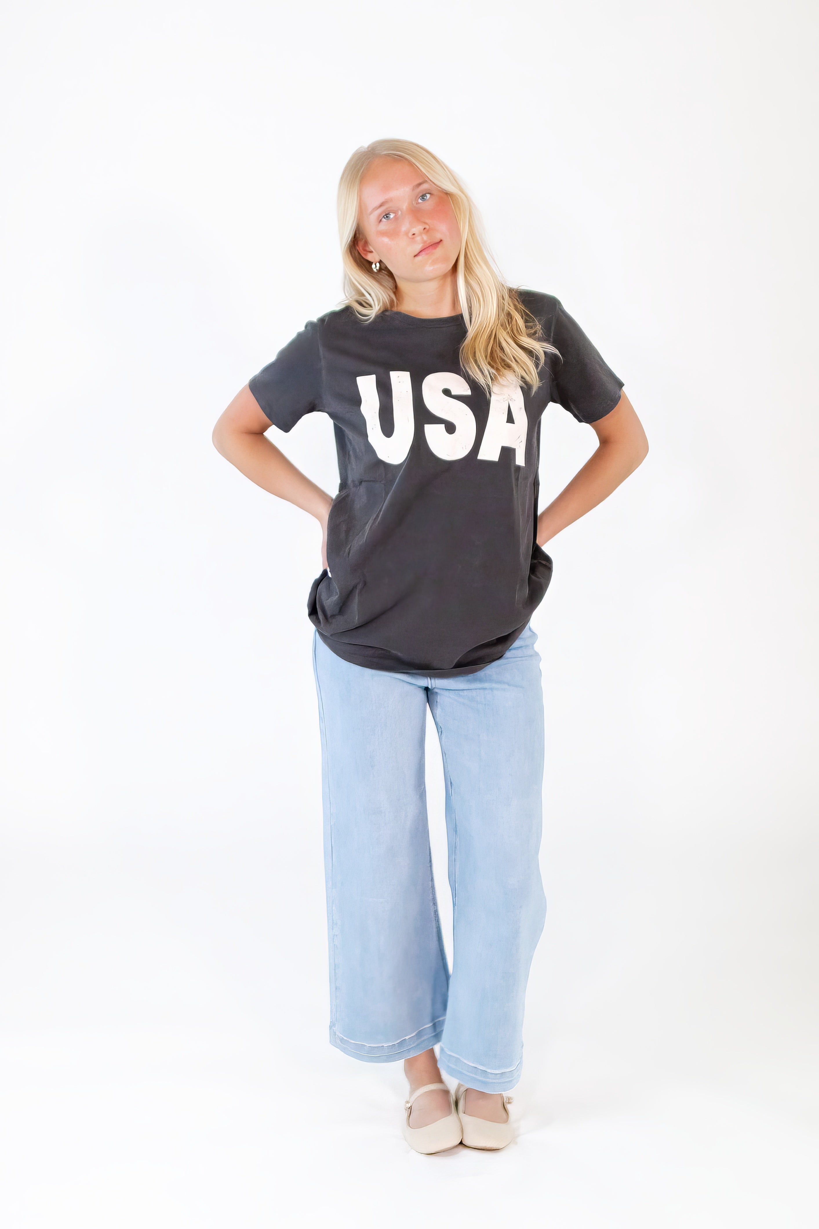 USA Block Graphic Tee