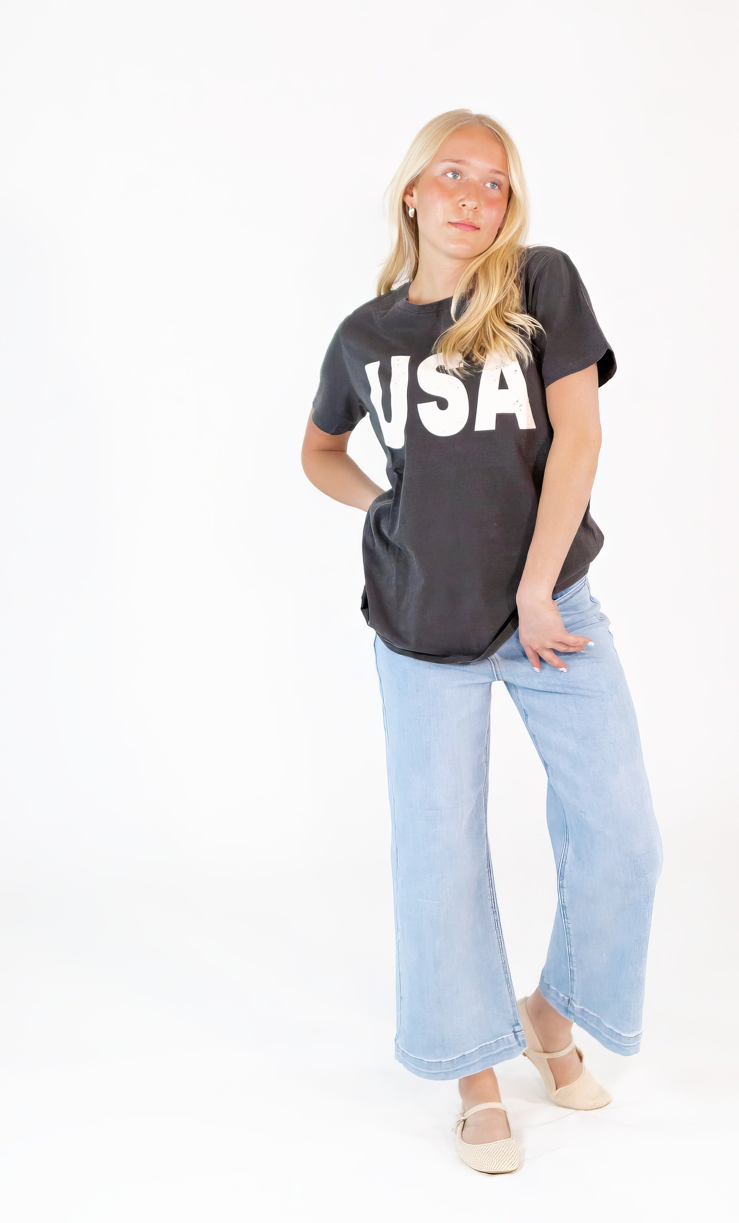 USA Block Graphic Tee