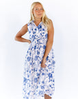 Aster Floral Midi Dress