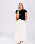 Tonae Floral Midi Skirt