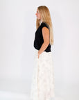 Tonae Floral Midi Skirt