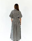 Nyx Pleated Gingham Dress