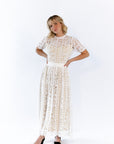 Angelica Lace Midi Dress
