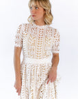 Angelica Lace Midi Dress