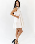 Larose Oversized Collar Shift Dress