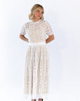 Angelica Lace Midi Dress
