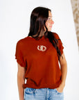 Lucky Horseshoe Knit Top