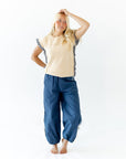 Starla Button Back Top