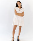 Larose Oversized Collar Shift Dress