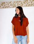 Lucky Horseshoe Knit Top