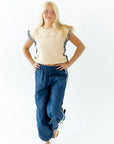 Starla Button Back Top
