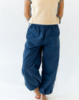 Jetson Side Tie Joggers · Blue