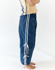 Jetson Side Tie Joggers · Blue