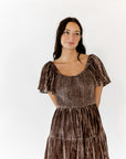 Johanna Crushed Velvet Dress