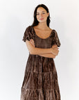 Johanna Crushed Velvet Dress