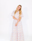 Sicily Vintage Floral Maxi Dress