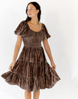 Johanna Crushed Velvet Dress