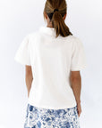 Estie Collared Polo · White
