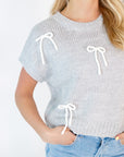 Ayla Bow Embellished Top