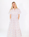 Sicily Vintage Floral Maxi Dress