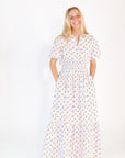Sicily Vintage Floral Maxi Dress