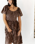 Johanna Crushed Velvet Dress
