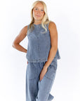 Saddler Denim Top