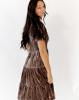Johanna Crushed Velvet Dress