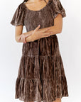 Johanna Crushed Velvet Dress
