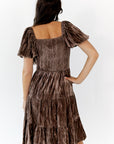 Johanna Crushed Velvet Dress
