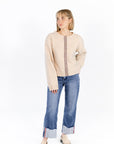Hadley Plaid Seam Cardigan