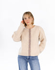 Hadley Plaid Seam Cardigan