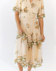 Daliah Embroidered Dress