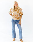 Bibi Floral Embroidered Top