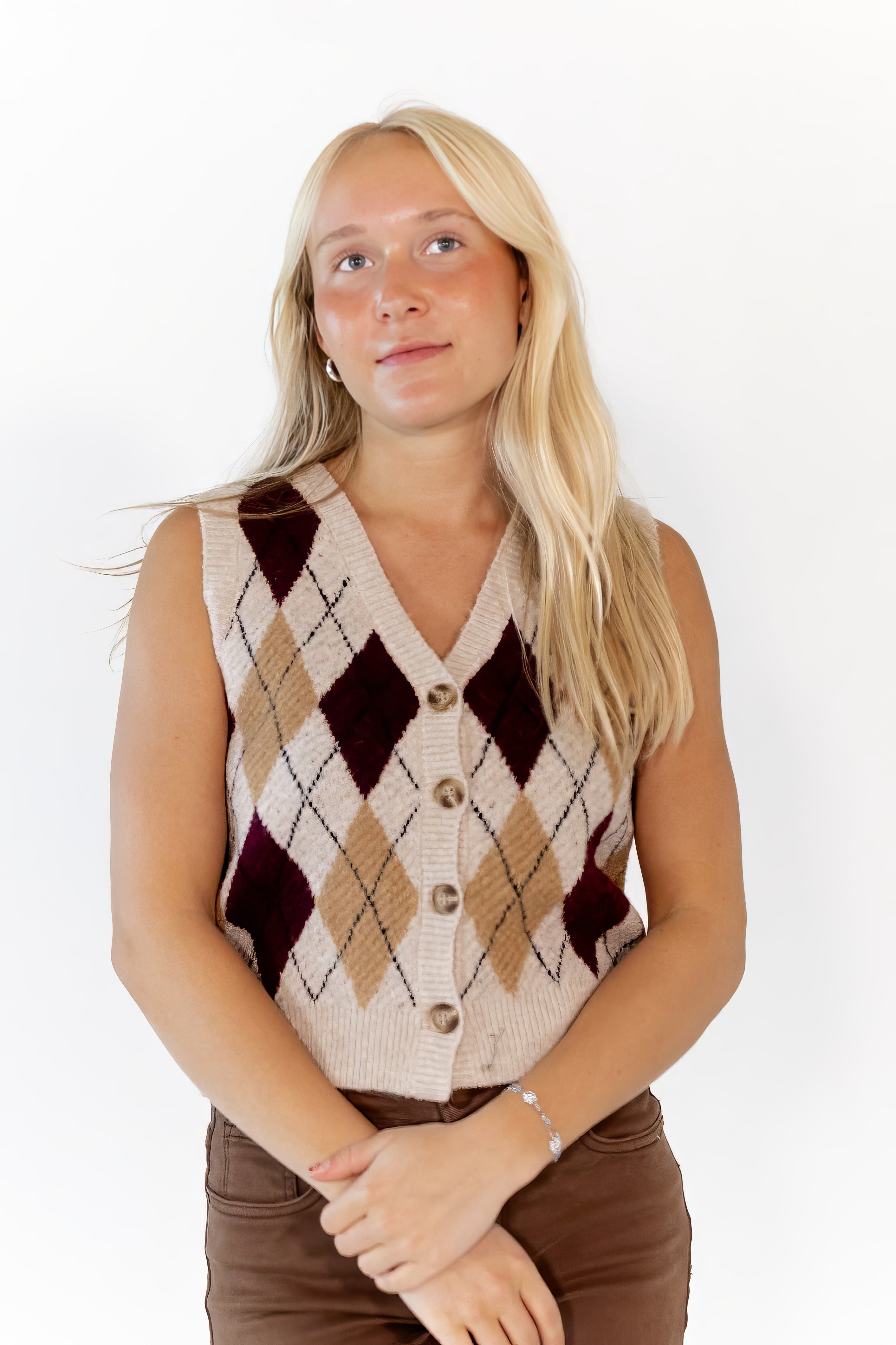 Rambler Argyle Knit Cardigan
