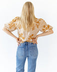 Bibi Floral Embroidered Top