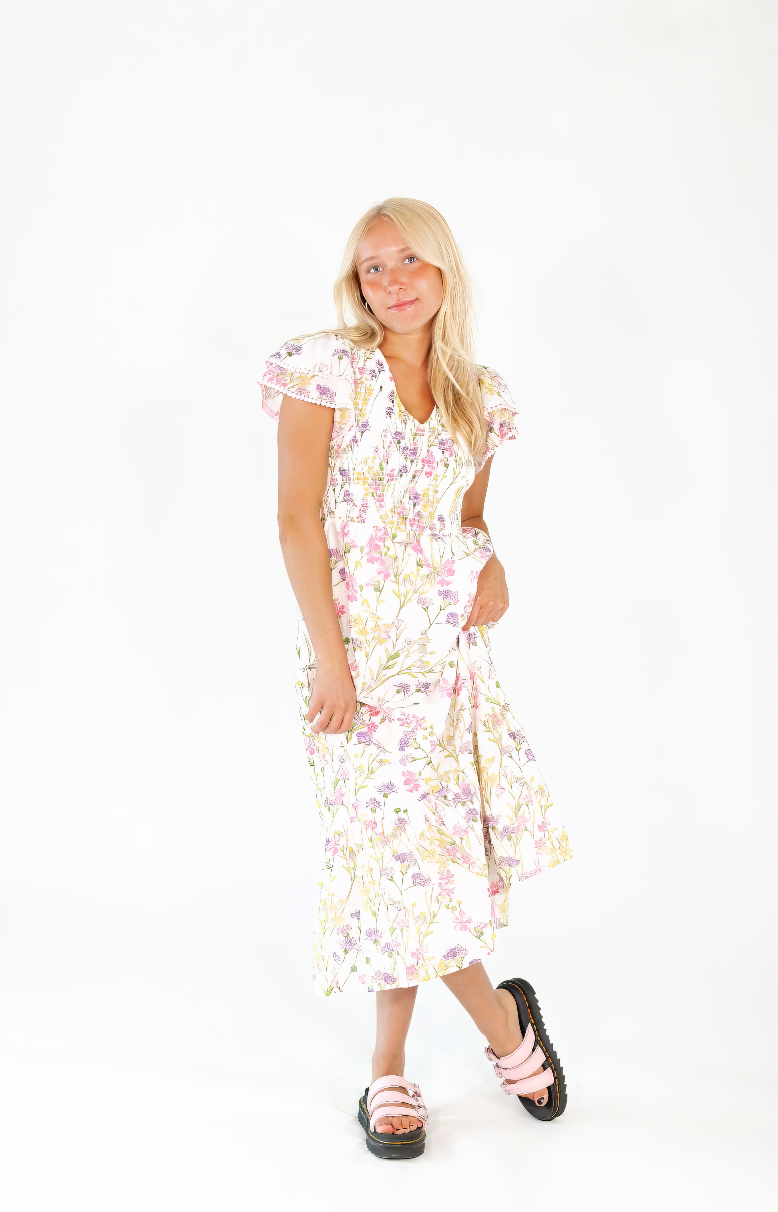 Saige Multicolor Floral Maxi Dress