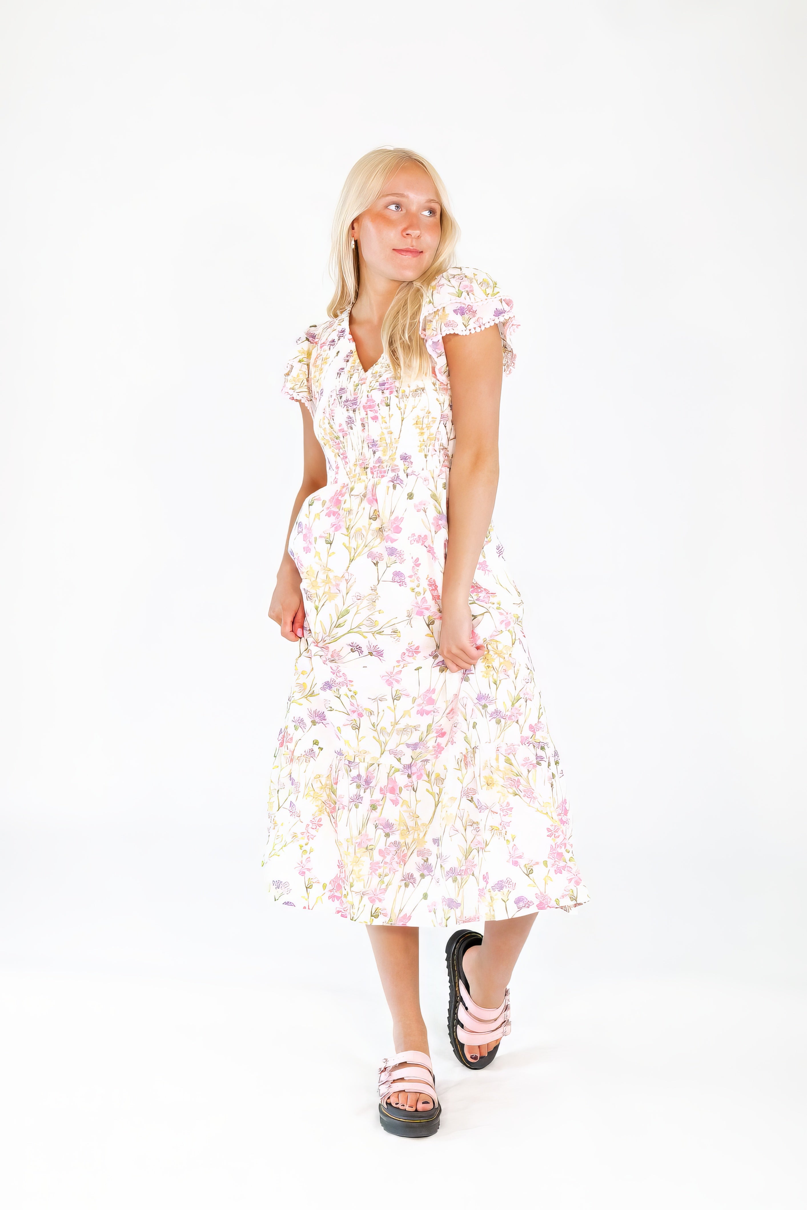 Saige Multicolor Floral Maxi Dress