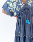 Roule Embroidered Dress